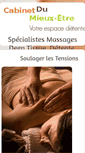 Mobile Screenshot of le-massage-bien-etre.fr