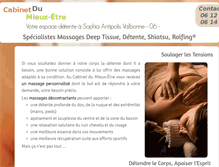 Tablet Screenshot of le-massage-bien-etre.fr